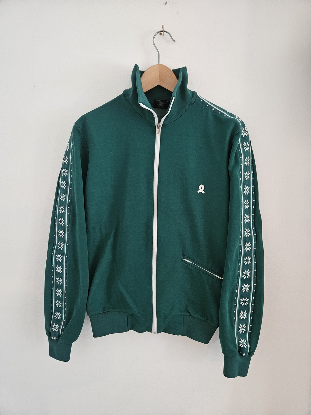 Vintage Demetre Track Jacket Mens Small Apres Ski Skiing